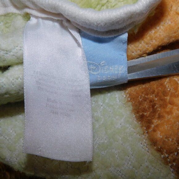 VTG Winnie the Pooh Tigger Duck Yellow Fleece Baby  Blanket 35" x 40" **READ - Picture 5 of 6